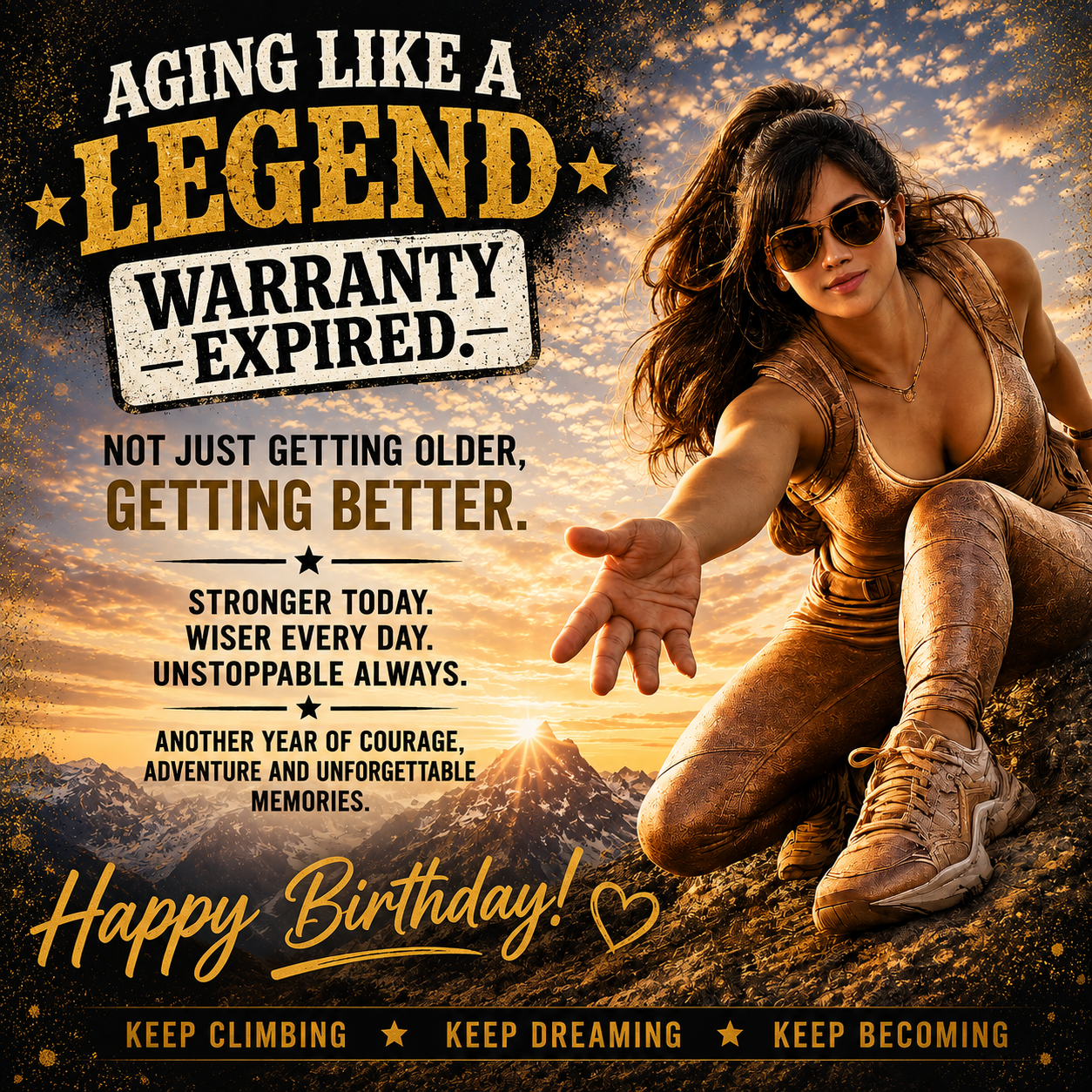 Aging Like A Legend: Asian Female Digital Download