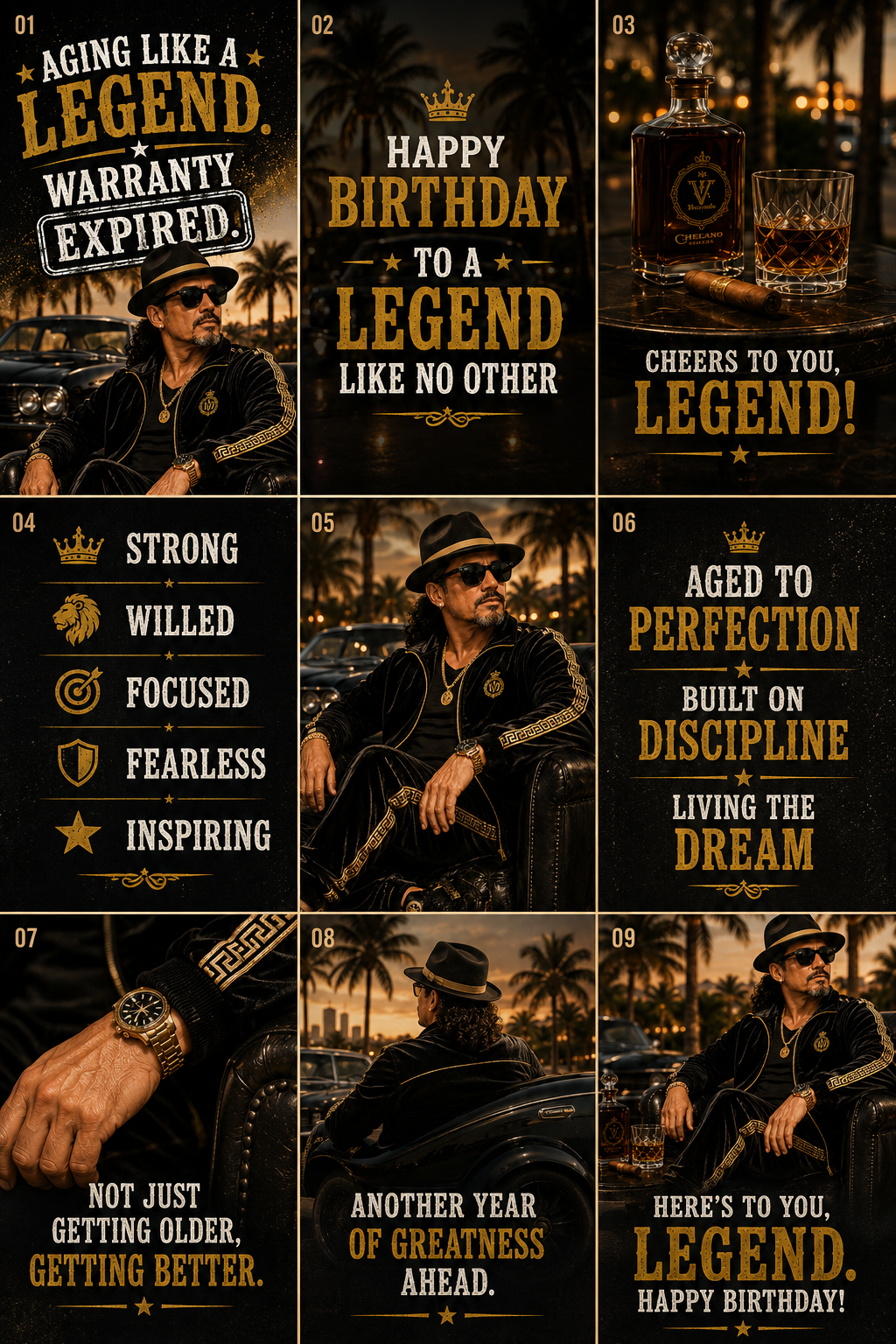 Aging Like A Legend: Hispanic Male Digital Insta Reel