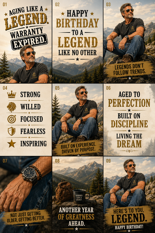 Aging Like A Legend: Caucasian Male Digital Insta Reel